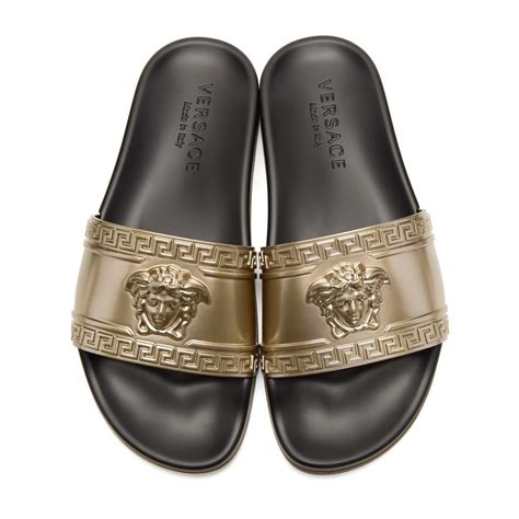 men slides versace|Versace slides men sale.